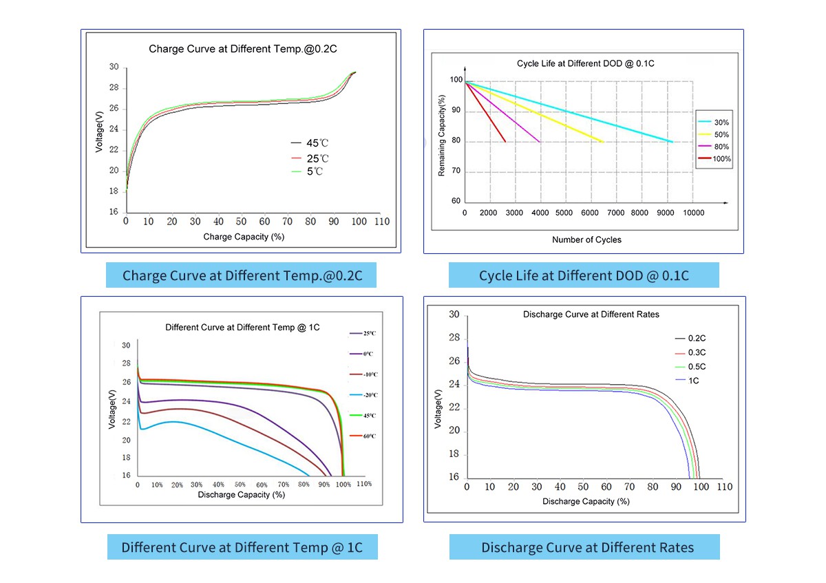 24V battery Performance Characteristics